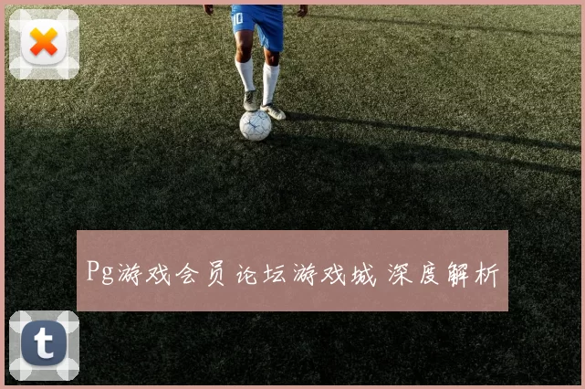 Pg游戏会员论坛游戏城 深度解析